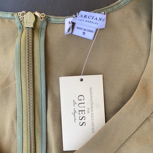 New GUESS BY MARCIANO Jordynn Romper Ruffle SZ S - Picture 3 of 4